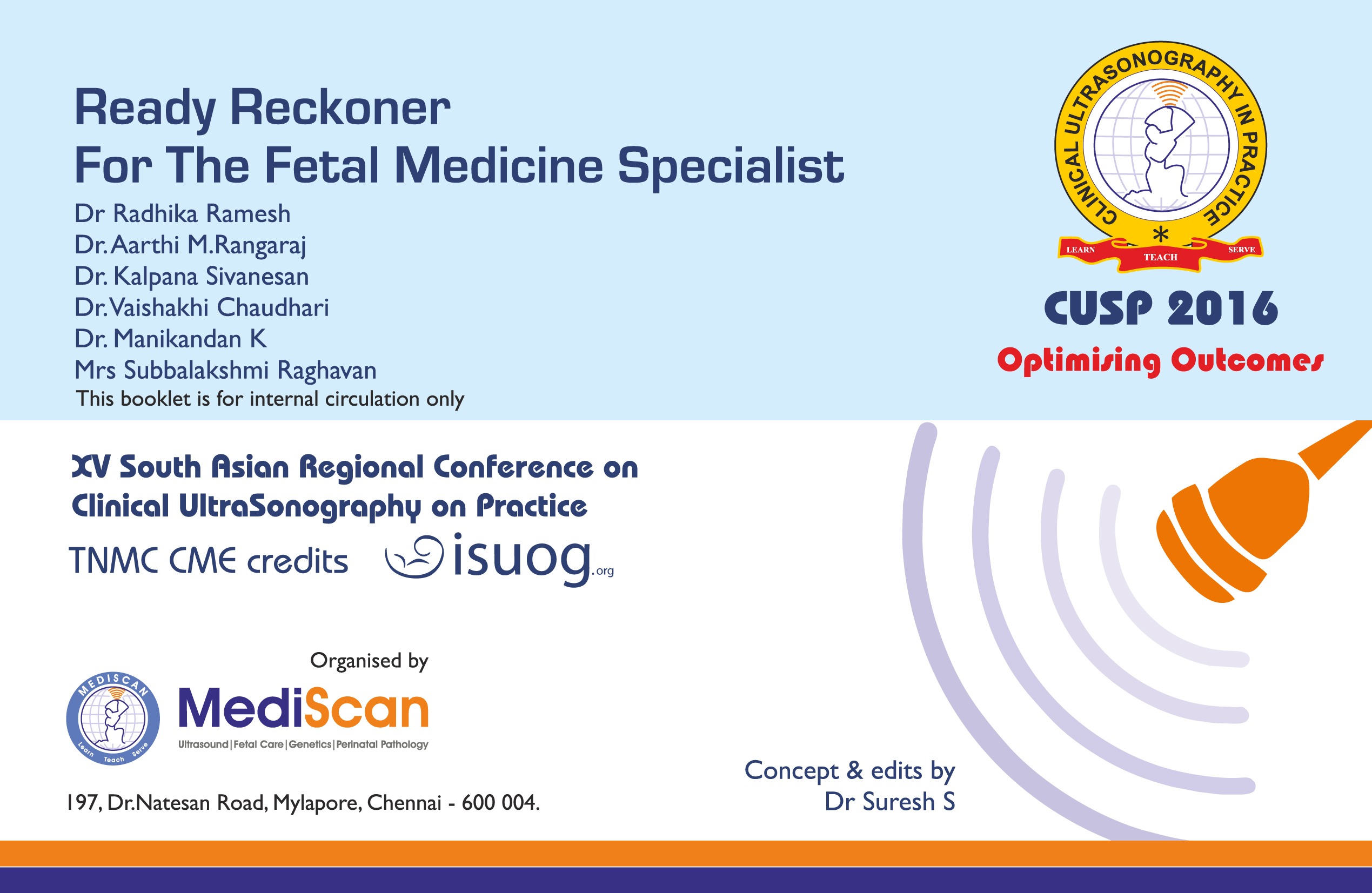 Ready Reckoner for The Fetal Medicine Specialist